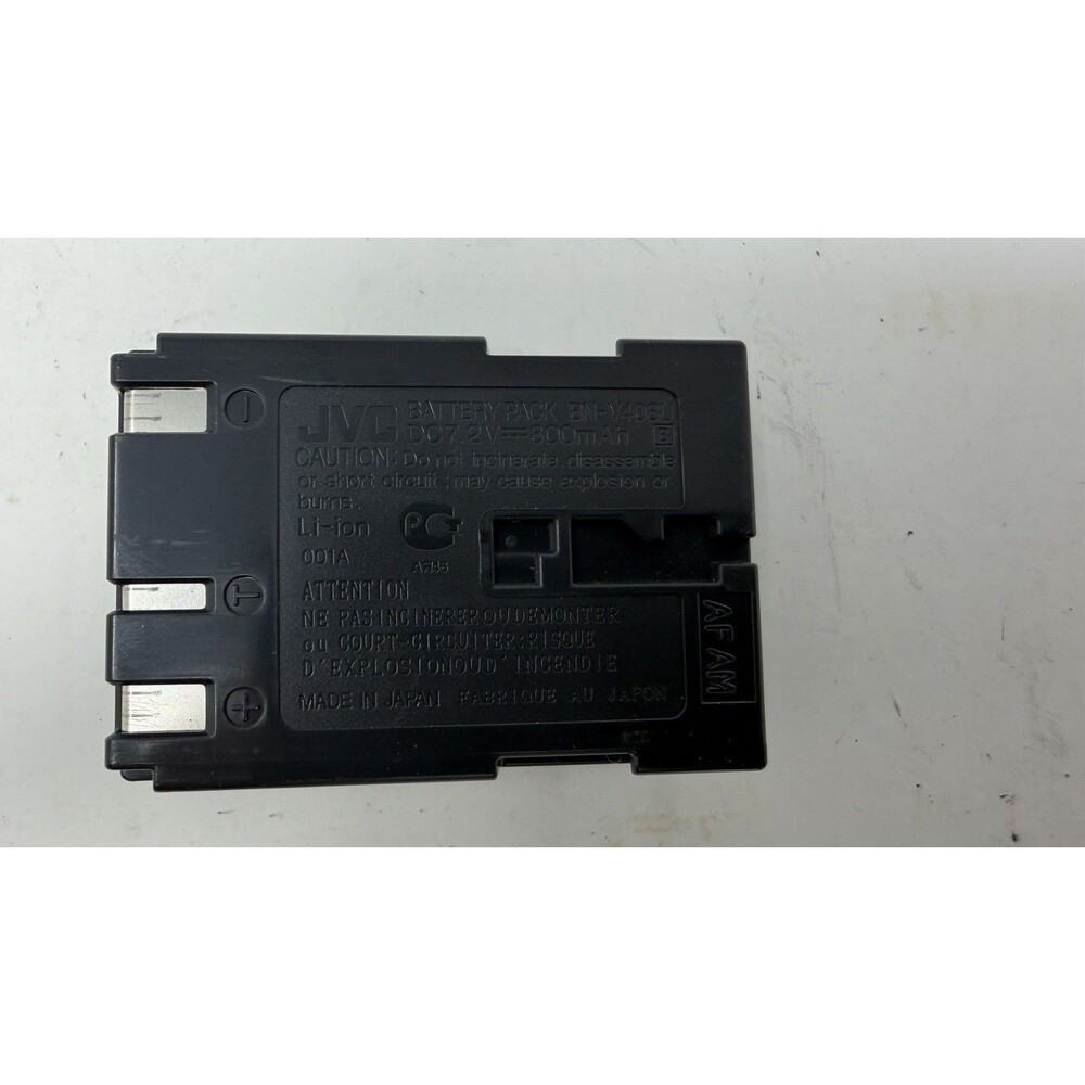 Genuine OEM Original JVC BN-V408U Rechargeable Battery Pack 7.2V 800mAh Li-ion